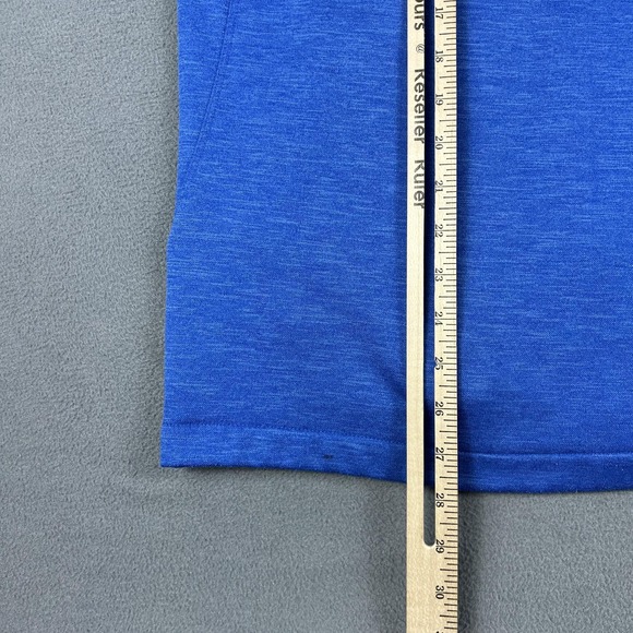 Karbon Jacket Mens Large Blue Full Zip Hooded Fleece Lined Sweatshirt Outdoor - Picture 7 of 7